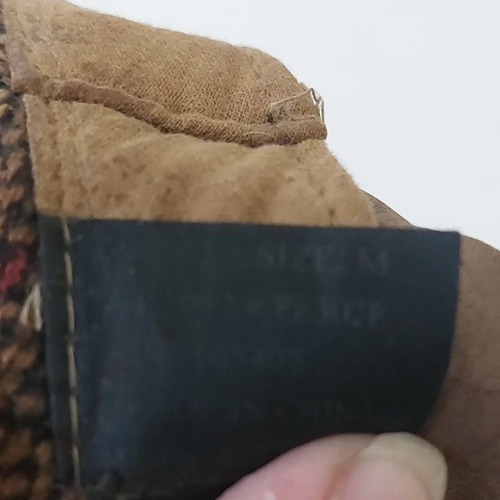 Perry Ellis Size Medium Mens Classic Plaid Newspaper Newsboy Hat Golf Cap - Picture 7 of 9